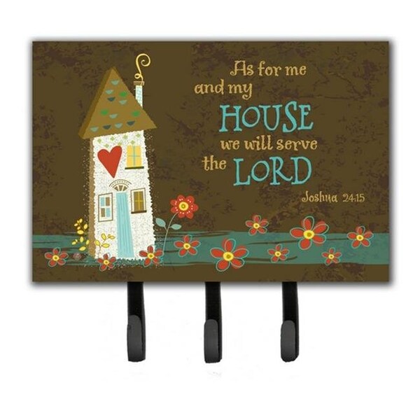 Carolines Treasures Carolines Treasures VHA3005TH68 As for Me & My House Leash or Key Holder - VHA3005TH68