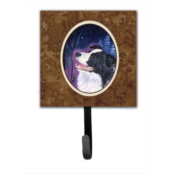 Jensendistributionservices Starry Night Border Collie Leash Holder Or Key Hook - MI1654323