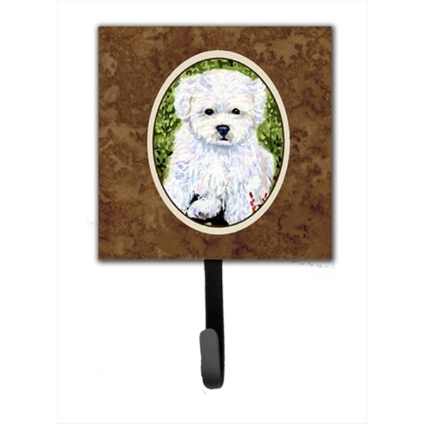 Jensendistributionservices 4.25 x 6 in. Bichon Frise Leash Or Key Hook - MI1656412