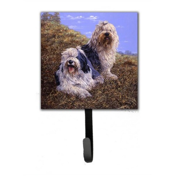 Micasa Old English Sheepdogs by Michael Herring Leash or Key Holder - MI633037
