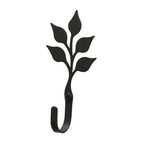 Village Wrought Iron Village Wrought Iron WH-76-S Leaf Wall Hook Small - WH-76-S