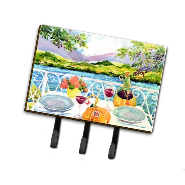 Carolines Treasures Afternoon of Grape Delights Wine Leash or Key Holder - 6139TH68