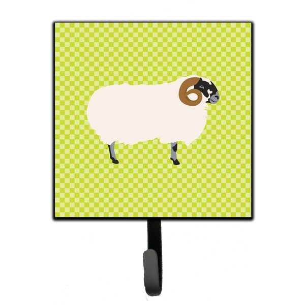Carolines Treasures Scottish Blackface Sheep Green Leash or Key Holder - BB7799SH4