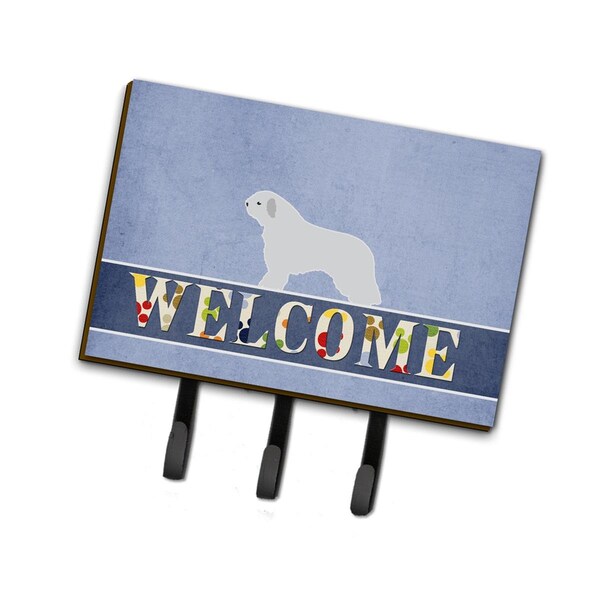 Carolines Treasures Spanish Water Dog Welcome Leash or Key Holder - BB5519TH68