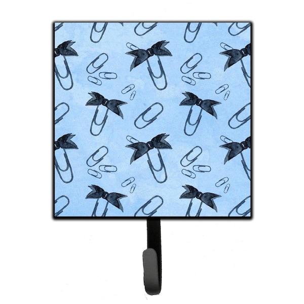 Carolines Treasures Watercolor Paper Clips Blue Leash or Key Holder, 4.25 x 1 x 7 in. - BB7544SH4