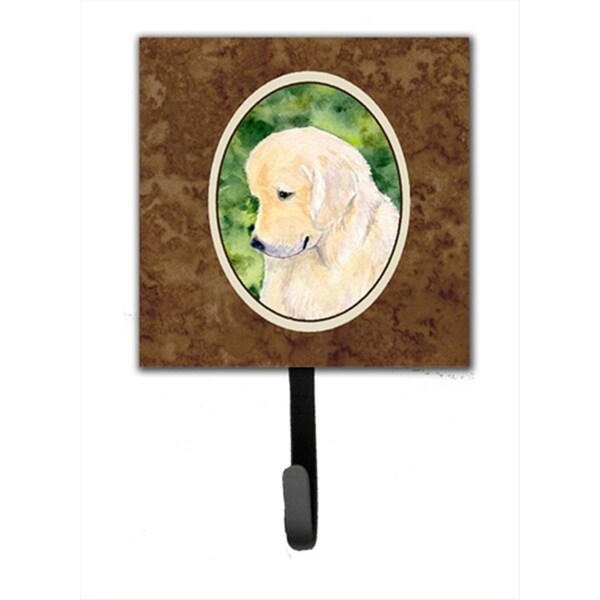 Micasa 4.25 x 6 in. Golden Retriever Leash Or Key Hook - MI728579