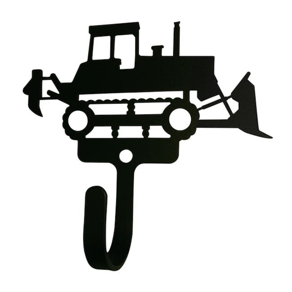 Village Wrought Iron Village Wrought Iron WH-300-S Bull Dozer Wall Hook; Small - WH-300-S