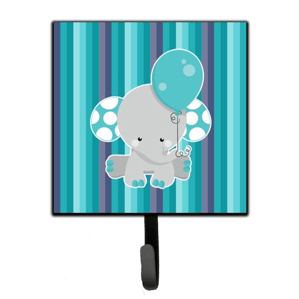Jensendistributionservices Grey Elephant With Balloon Leash or Key Holder - MI1716689