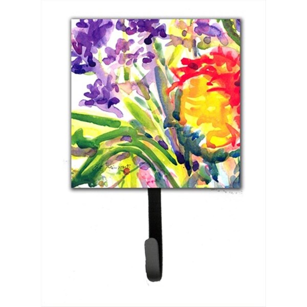 Jensendistributionservices 4.25 W x 7 H in. Flower Leash Holder Or Key Hook - MI1710854