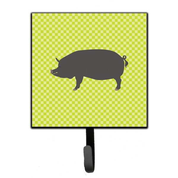 Carolines Treasures Berkshire Pig Green Leash or Key Holder - BB7759SH4