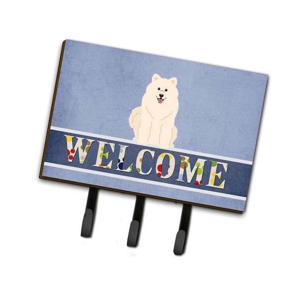 Carolines Treasures Samoyed Welcome Leash or Key Holder - BB5611TH68