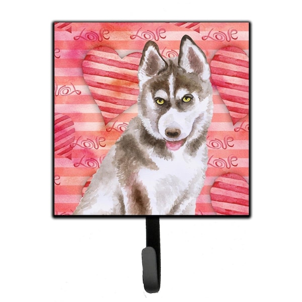 Carolines Treasures Siberian Husky Grey Love Leash or Key Holder - BB9783SH4