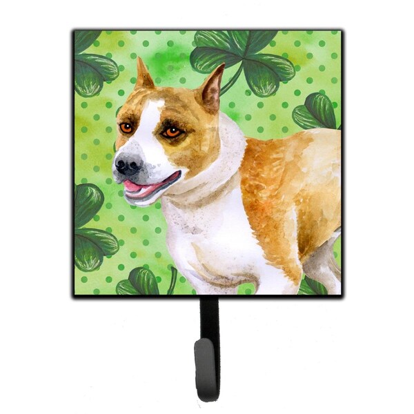 Carolines Treasures American Staffordshire St.Patricks Leash or Key Holder - BB9818SH4