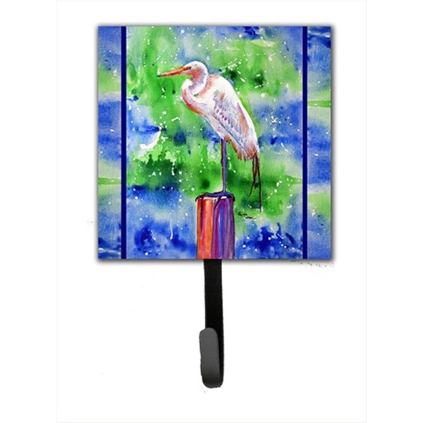 Carolines Treasures Bird - Egret Leash Holder Or Key Hook - 8358SH4