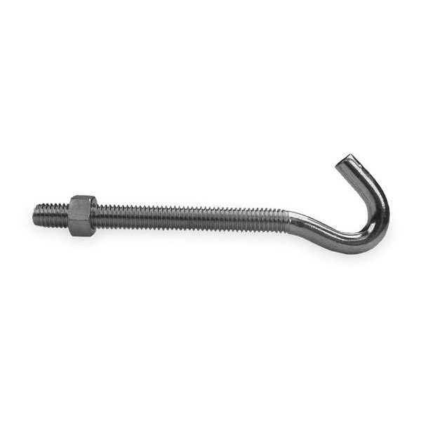 Monroe Pmp Utility Hex Nut Bolt Hook, Steel, PK10 - 4HDV4