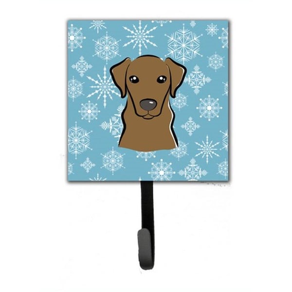 Jensendistributionservices Snowflake Chocolate Labrador Leash & Key Holder - MI1718287