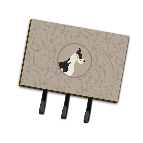 Jensendistributionservices Great Dane in the Kitchen Leash or Key Holder - MI1721307