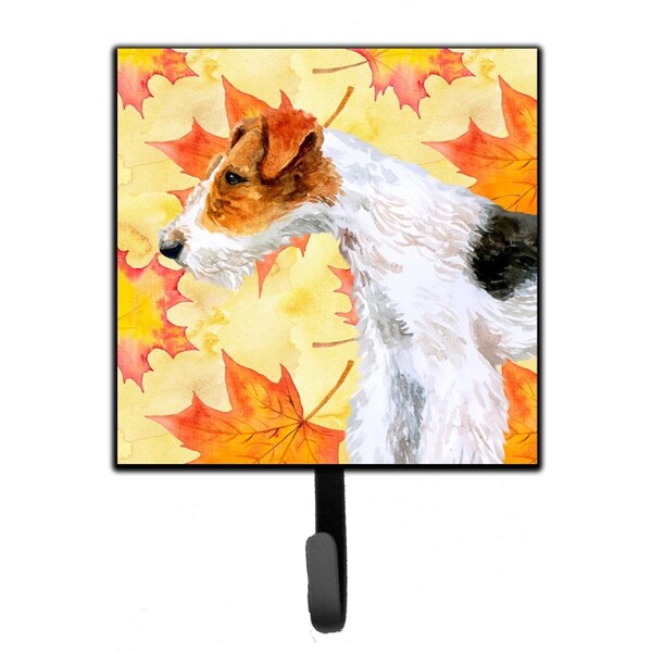 Jensendistributionservices Fox Terrier Fall Leash or Key Holder - MI1711295