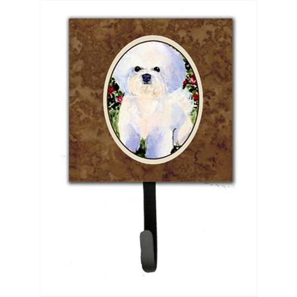 Micasa 4.25 x 6 in. Bichon Frise Leash Or Key Hook - MI232377
