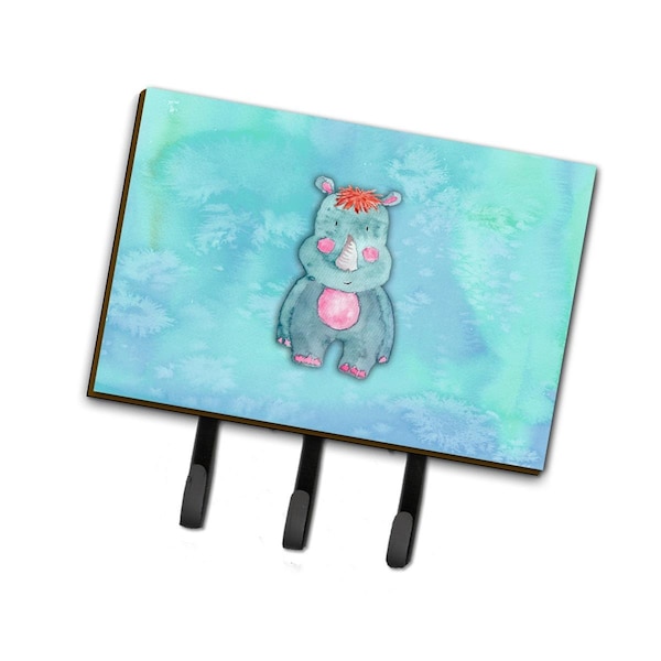 Jensendistributionservices Rhinoceros Watercolor Leash or Key Holder - MI1714401