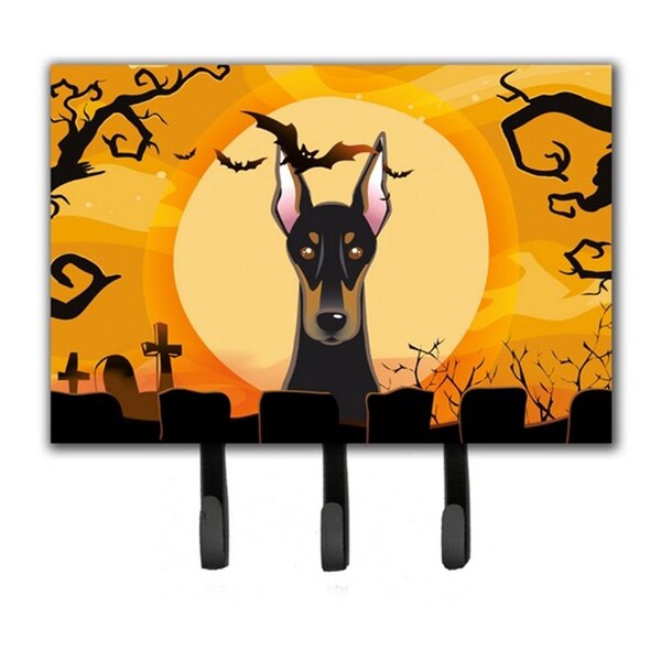 Jensendistributionservices Halloween Doberman Leash & Key Holder - MI2088682