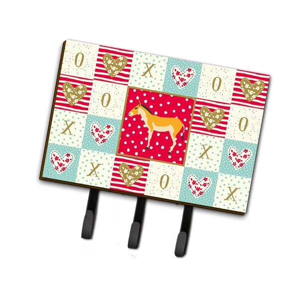 Carolines Treasures 6 x 2 x 9 in. Turkmenian Kulan Donkey Love Leash or Key Holder - CK5281TH68