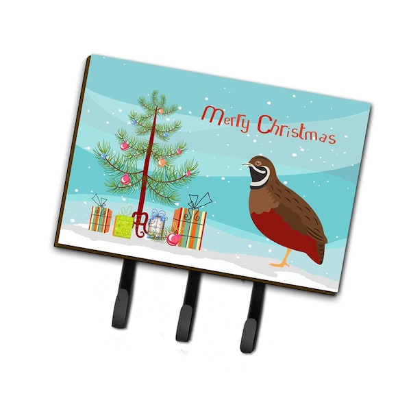 Micasa Chinese Painted or King Quail Christmas Leash or Key Holder - MI712873