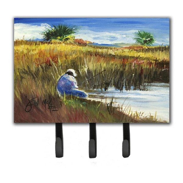 Jensendistributionservices Fisherman On The Bank Leash & Key Holder - MI2103622
