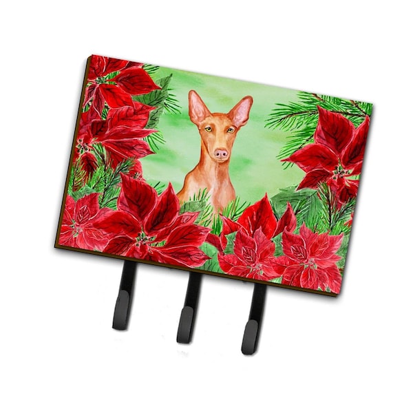 Jensendistributionservices Pharaoh Hound Poinsettas Leash or Key Holder - MI2087267
