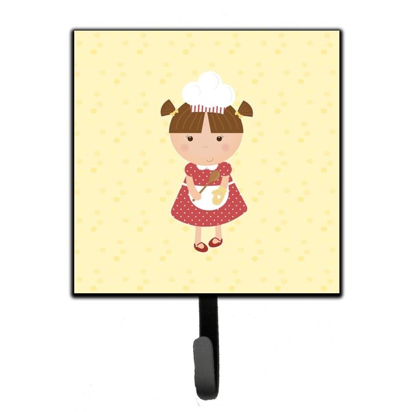 Carolines Treasures Brunette Baker on Yellow Leash or Key Holder - BB7292SH4