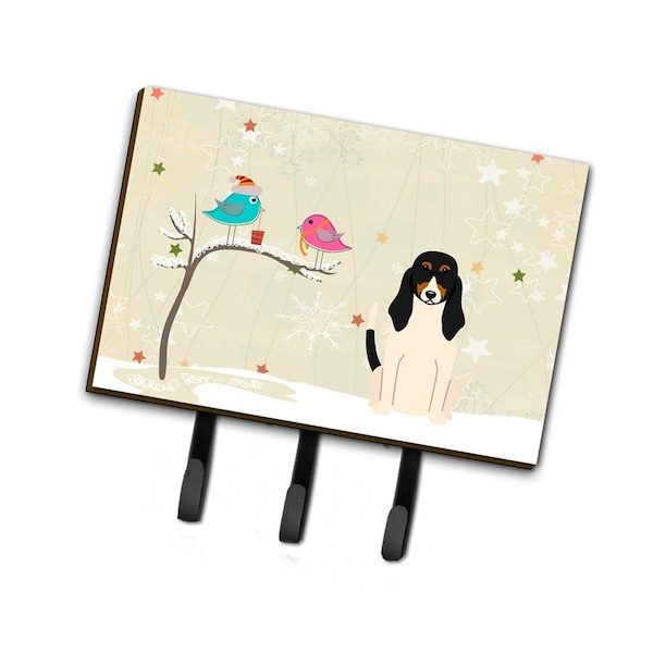 Carolines Treasures Christmas Presents Between Friends Swiss Hound Leash or Key Holder - BB2516TH68