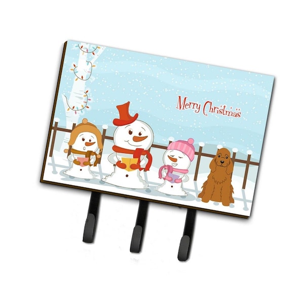 Carolines Treasures Merry Christmas Carolers Cocker Spaniel Red Leash or Key Holder - BB2426TH68