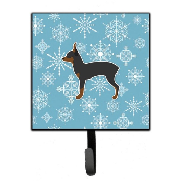 Jensendistributionservices Winter Snowflake Toy Fox Terrier Leash or Key Holder - MI1655142