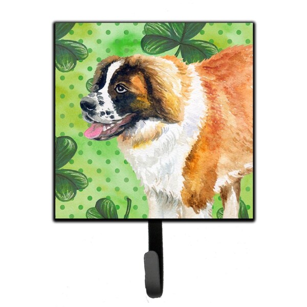 Carolines Treasures Saint Bernard St Patricks Leash or Key Holder - BB9853SH4