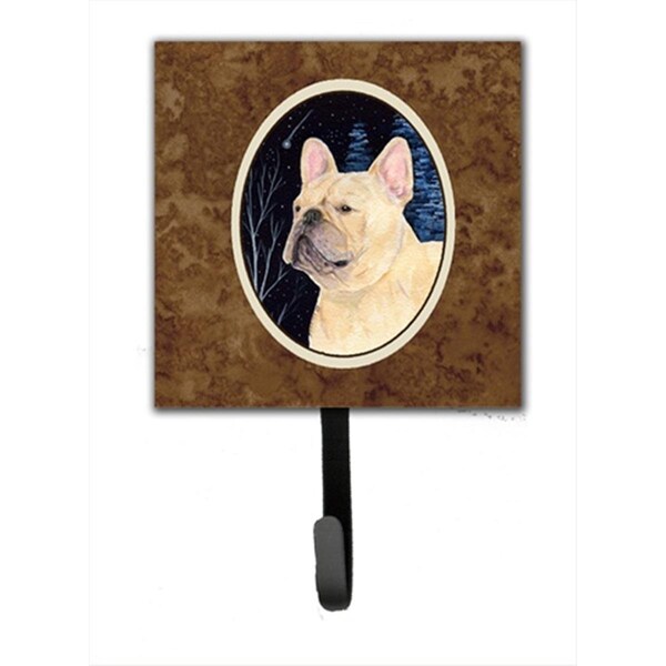 Micasa Starry Night French Bulldog Leash Holder Or Key Hook - MI628451