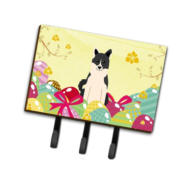 Carolines Treasures Easter Eggs Russo-European Laika Spitz Leash or Key Holder - BB6029TH68