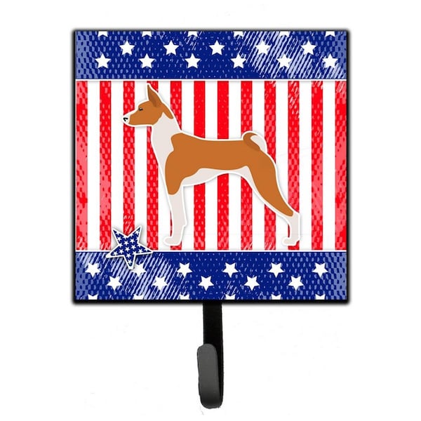 Carolines Treasures USA Patriotic Basenji Leash or Key Holder - BB3374SH4