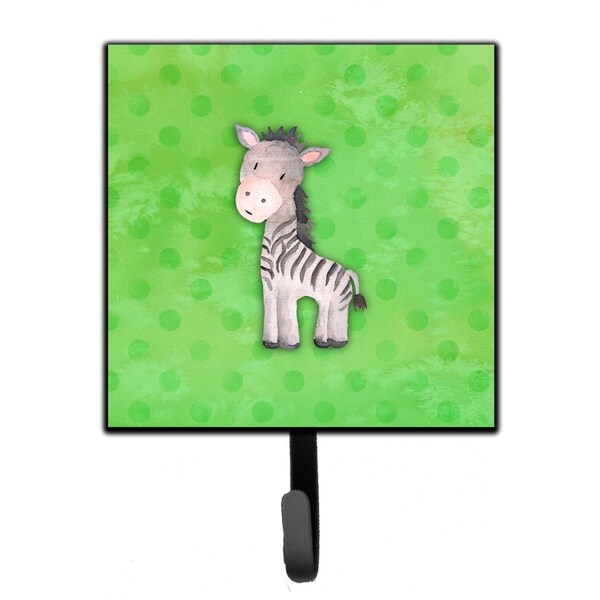 Carolines Treasures Polkadot Zebra Watercolor Leash or Key Holder - BB7377SH4