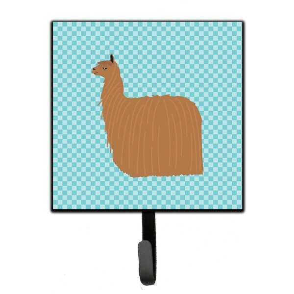 Carolines Treasures Alpaca Suri Blue Check Leash or Key Holder - BB8094SH4