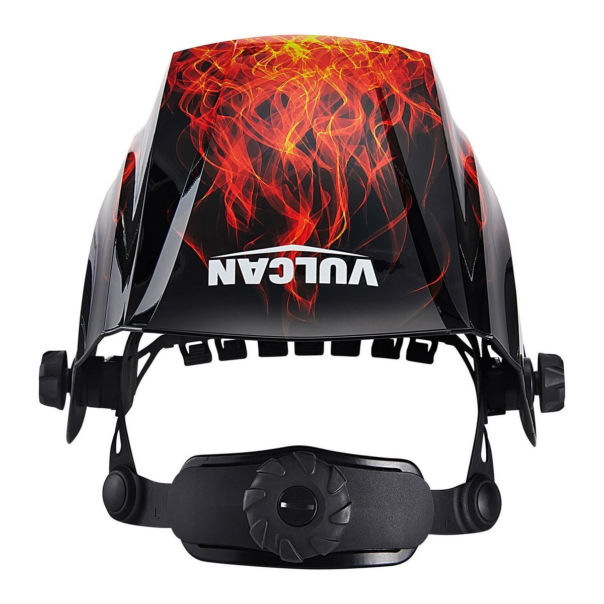 Casco de soldadura automático ARCSAFE Vulcan 10.1 sq. in. con diseño de llama - 56861
