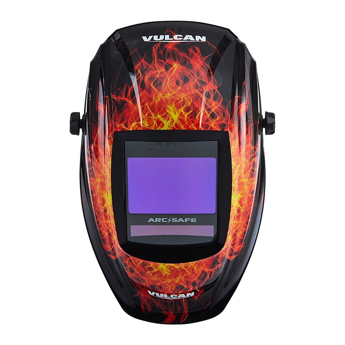 Casco de soldadura automático ARCSAFE Vulcan 10.1 sq. in. con diseño de llama - 56861