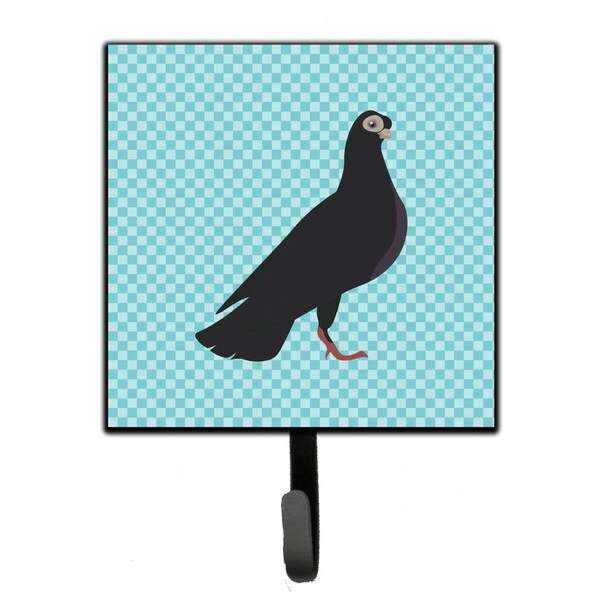 Jensendistributionservices Budapest Highflyer Pigeon Blue Check Leash or Key Holder - MI1707232