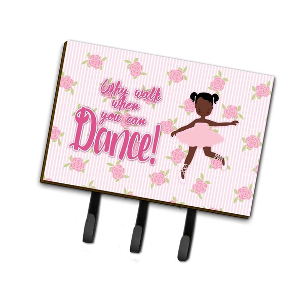 Carolines Treasures Ballet African American Pigtails Leash or Key Holder - BB5382TH68