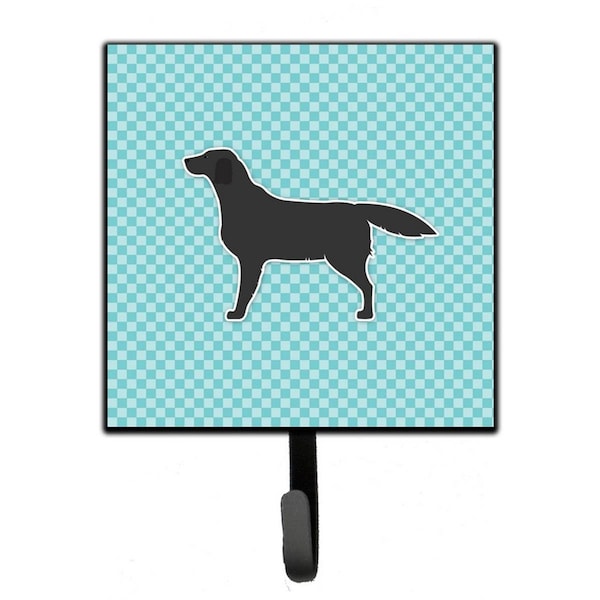 Jensendistributionservices Black Labrador Retriever Checkerboard Blue Leash or Key Holder - MI1705059