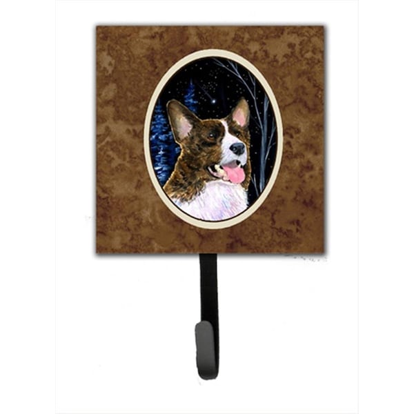 Jensendistributionservices Starry Night Corgi Leash Holder Or Key Hook - MI1656379