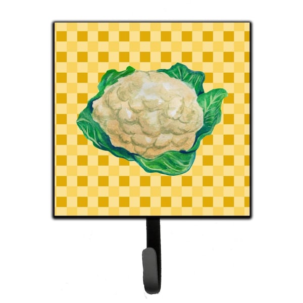 Carolines Treasures Cauliflower on Basketweave Leash or Key Holder - BB7190SH4