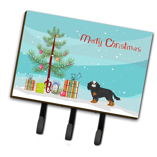 Carolines Treasures Cavalier King Charles Spaniel Christmas Tree Leash or Key Holder - CK3465TH68