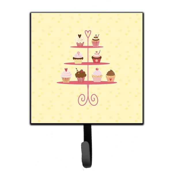 Carolines Treasures 3 Tier Cupcakes on Yellow Leash or Key Holder - BB7289SH4