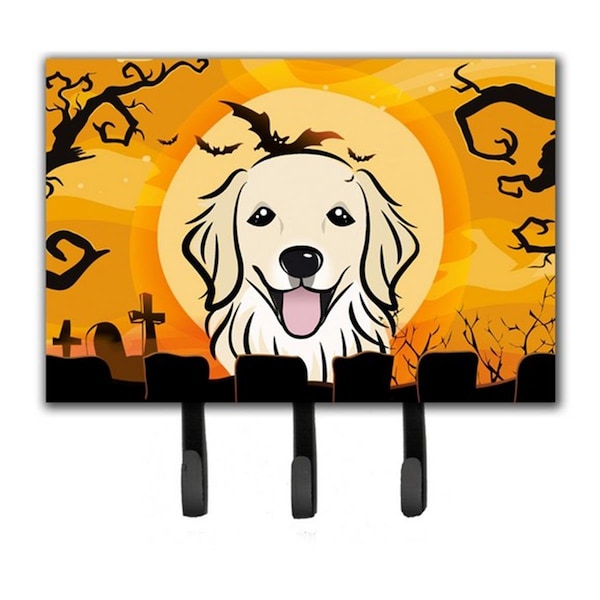 Jensendistributionservices Halloween Golden Retriever Leash & Key Holder - MI1718292