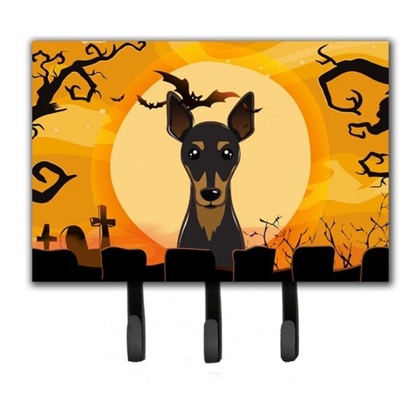 Jensendistributionservices Halloween Min Pin Leash & Key Holder - MI2103677